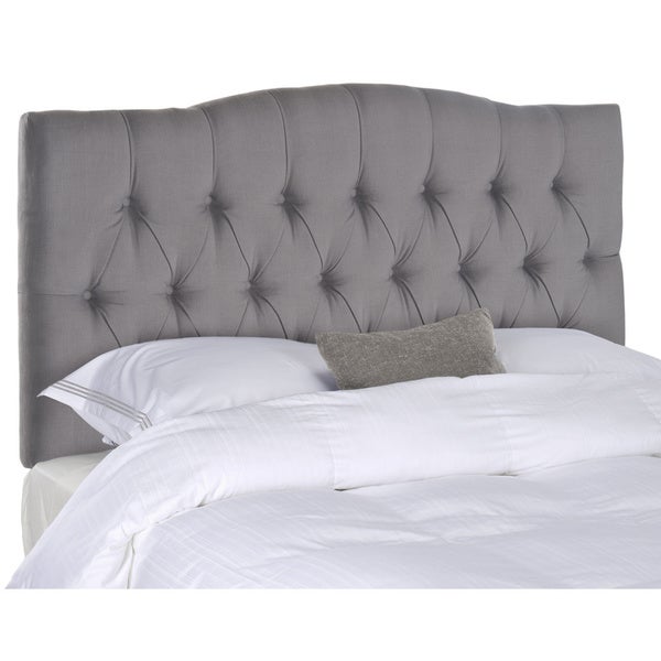 Safavieh Axel Arctic Grey Upholstered Tufted Headboard (Queen) - - 8306984