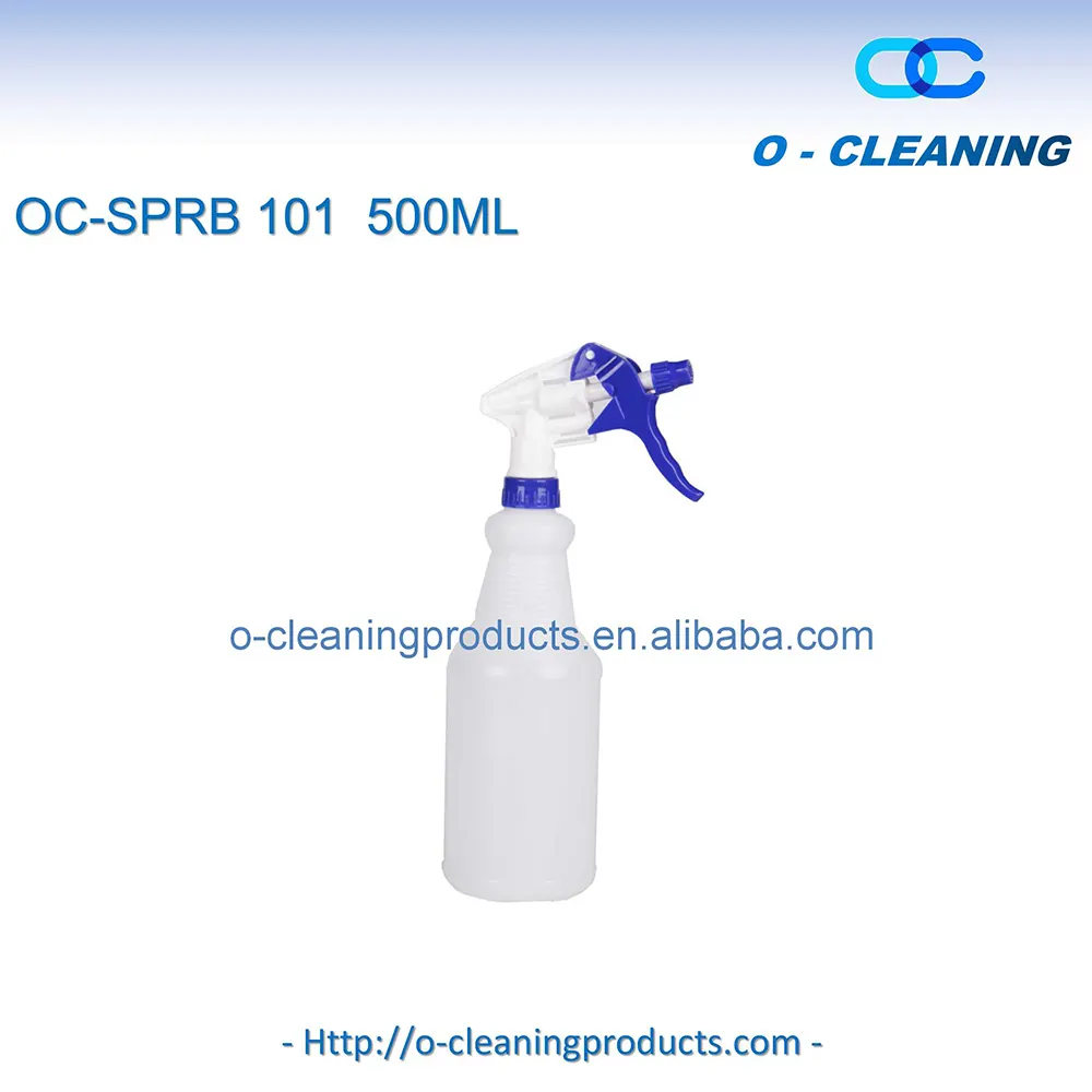 O Cleaning Refillable 750ML Plastic Spray Bottle With Graduation Adjustable Trigger Sprayer For Cleaning Water Planting Hair