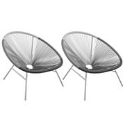 CosmoLiving Avo Indoor / Outdoor Lounge Chair 2-piece Set