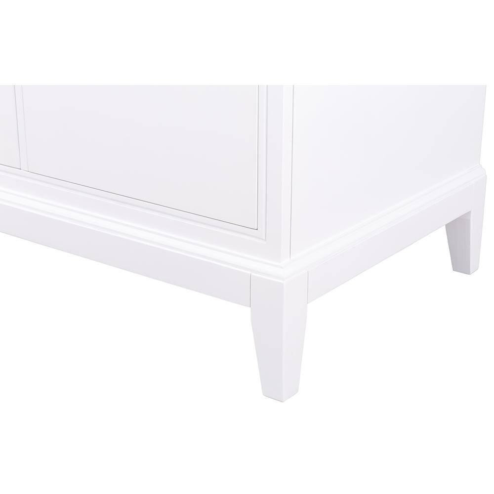 Home Decorators Collection Shaelyn 30 in W x 2175 in D Vanity Cabinet Only in White