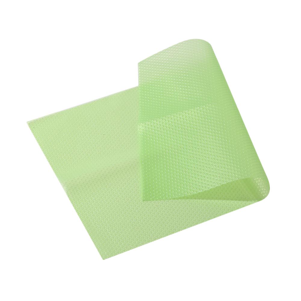 Green Refrigerator Mats Fridge Pads Can Be Cut Anti-bacterial Anti-fouling Pads Absorption Waterproof 1pcs