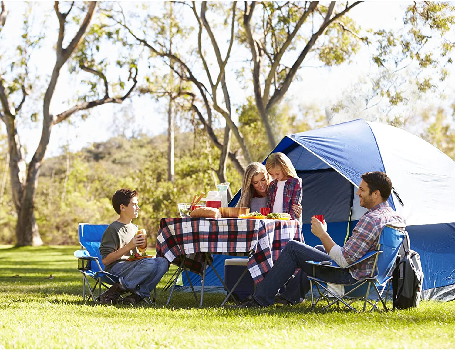 BeyondHOME Dome Camping Tent， 6-Person Tent for Family Camping and Outdoor Hiking， Upgraded Ventilation