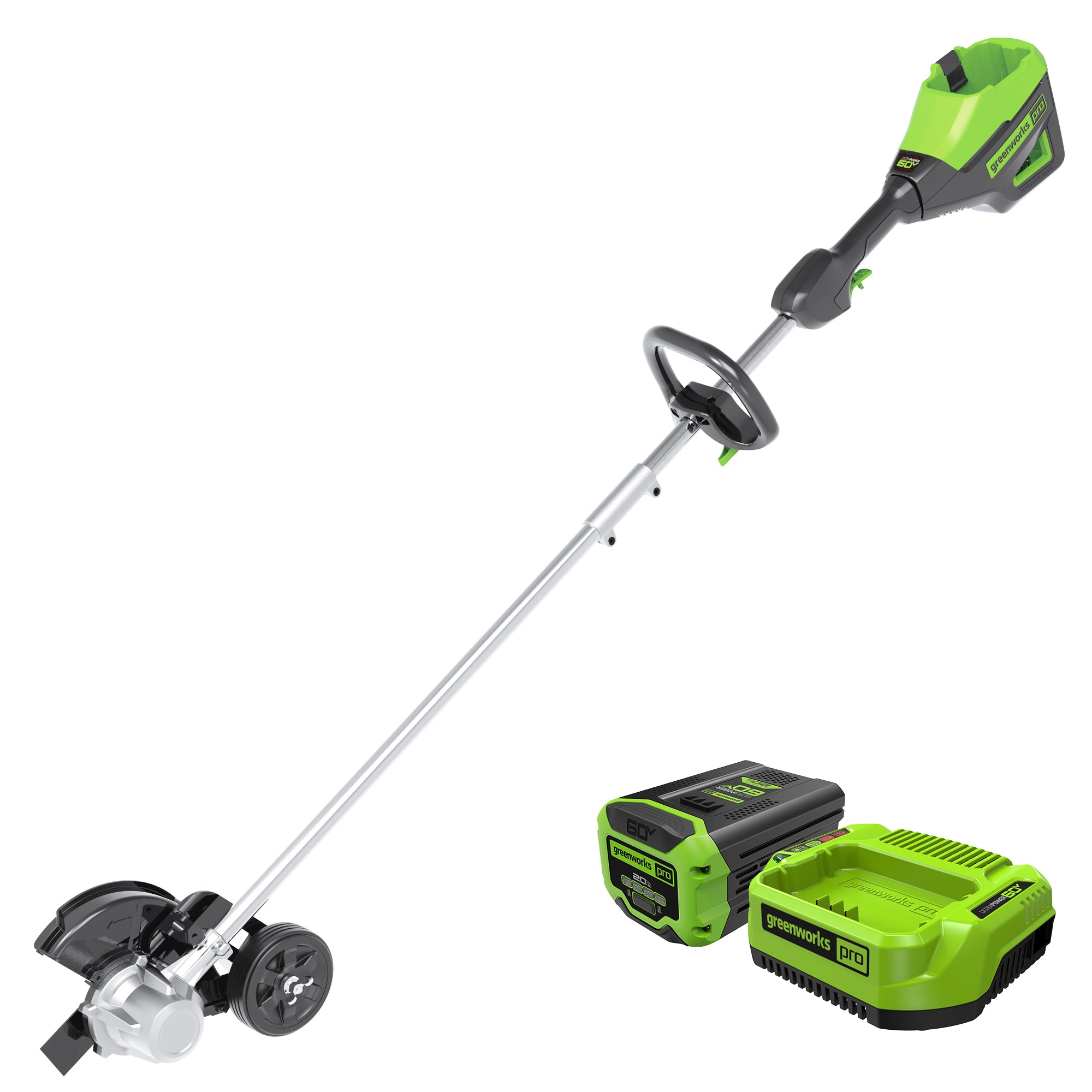 60V 8-Inch Cordless Edger  Battery | Greenworks Tools