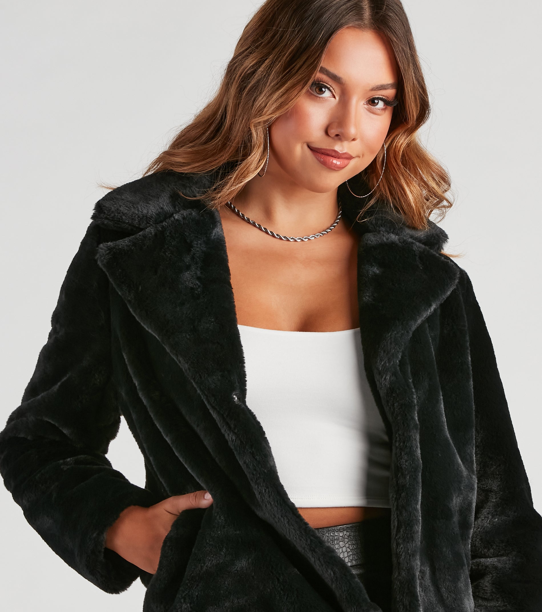 Glam Life Faux Fur Jacket