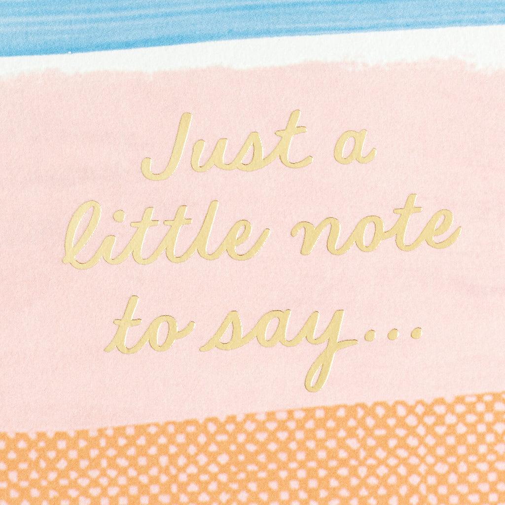 Hallmark  Just a Little Note Blank Note Cards, Box of 10