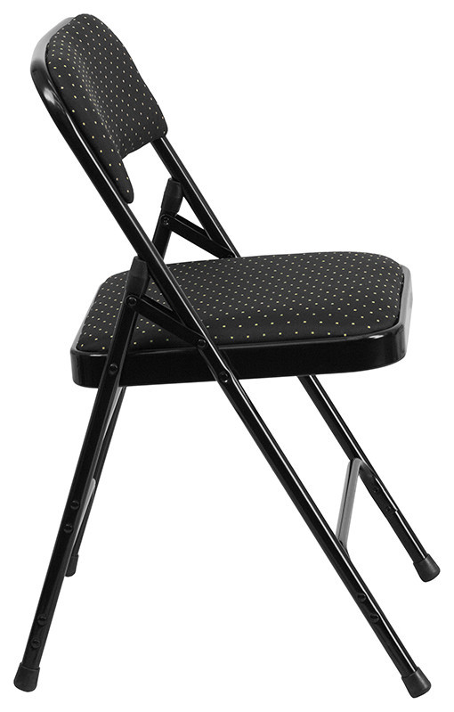 Black Fabric Metal Chair   Contemporary   Folding Chairs And Stools   by First of a Kind USA Inc  Houzz