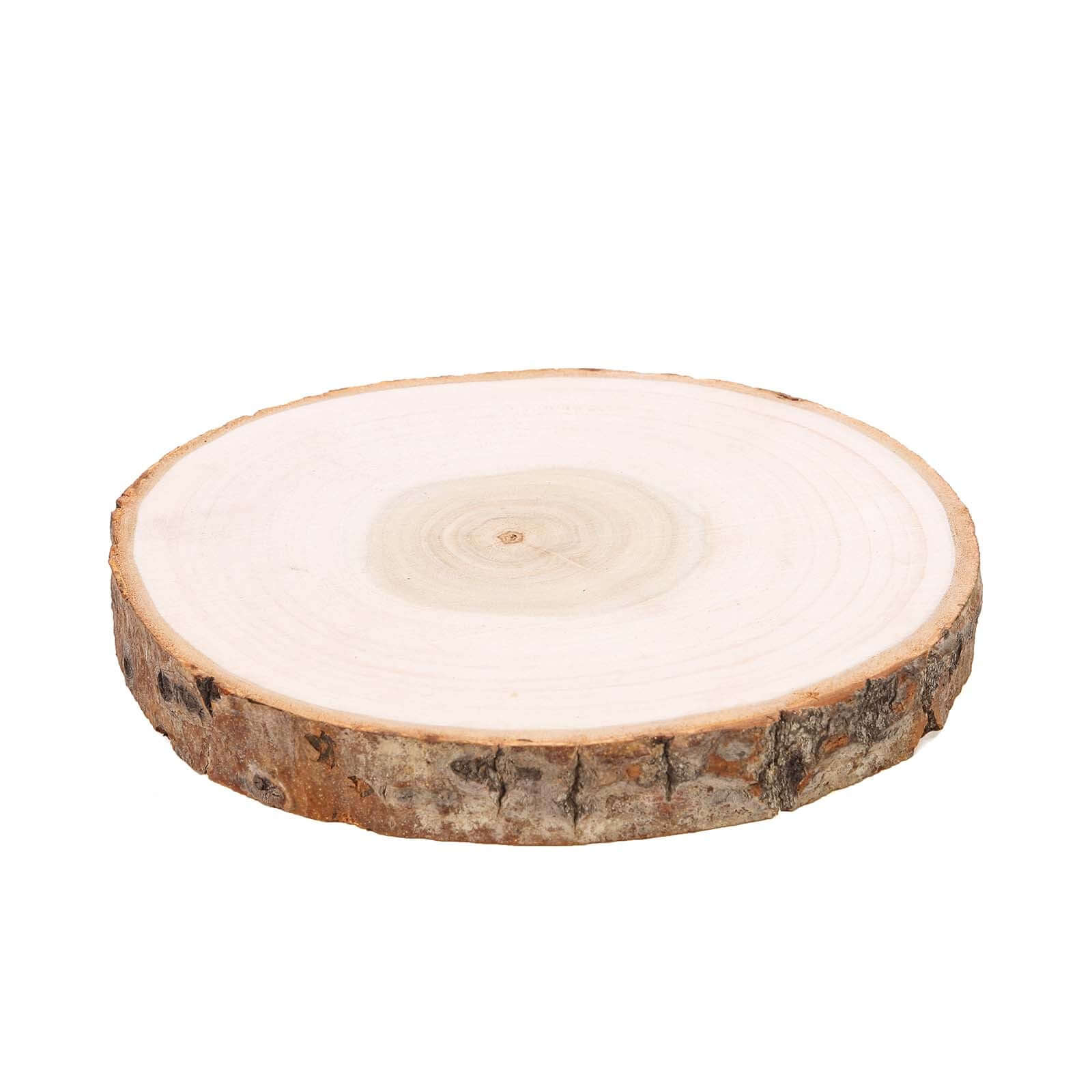 Rustic Natural Wood Slices, Round Poplar Wood Slabs, Table Centerpieces 9