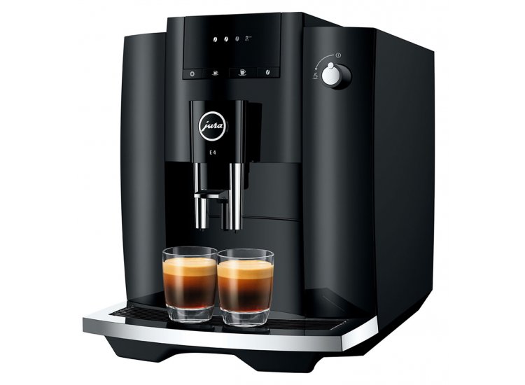 Jura E4 Piano Black Automatic Coffee and Espresso Machine