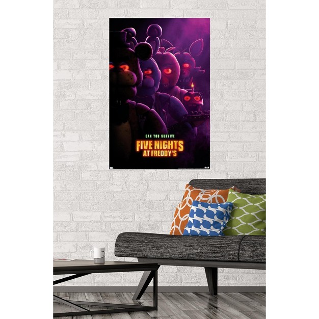 Trends International Five Nights At Freddy x27 s Movie Teaser One Sheet Unframed Wall Poster Prints