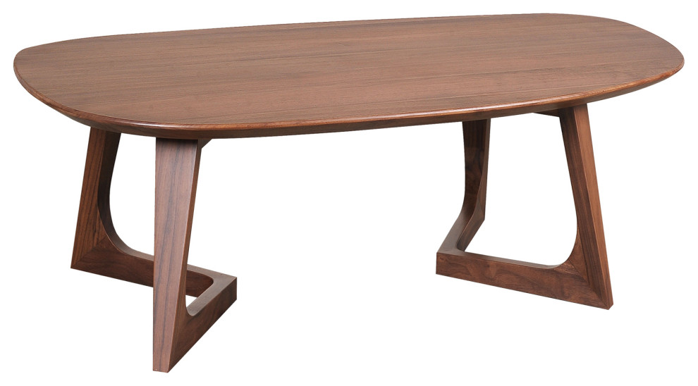 Mid   Century Modern Godenza Coffee Table Small   Brown   Midcentury   Coffee Tables   by First of a Kind USA Inc  Houzz