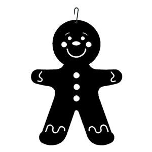 Village Wrought Iron HOS 223 Gingerbread Boy   Dec...