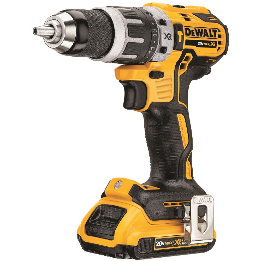 20 V MAX XR Lithium Ion Brushless Compact Hammerdrill Kit ;