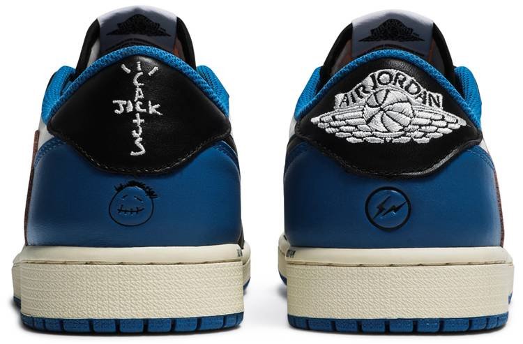 Fragment Design x Travis Scott x Air Jordan 1 Retro Low DM7866-140