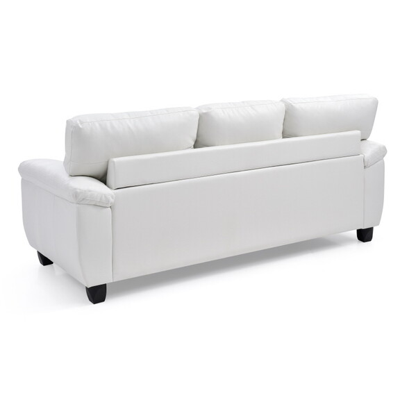 Glory Furniture Gallant G907A S Sofa  WHITE B078S0...