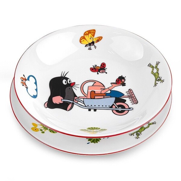 3Piece Krtek Mole Cartoon Dinnerware Set