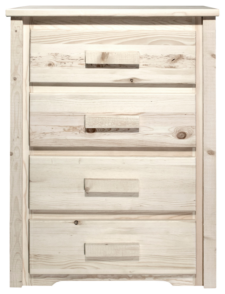 Homestead Collection 4 Drawer Chest   Rustic   Accent Chests And Cabinets   by Montana Woodworks  Houzz