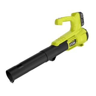 RYOBI ONE+ 18V Cordless Battery String Trimmer and Blower Combo Kit (2-Tools) with 4.0 Ah Battery and Charger P20151