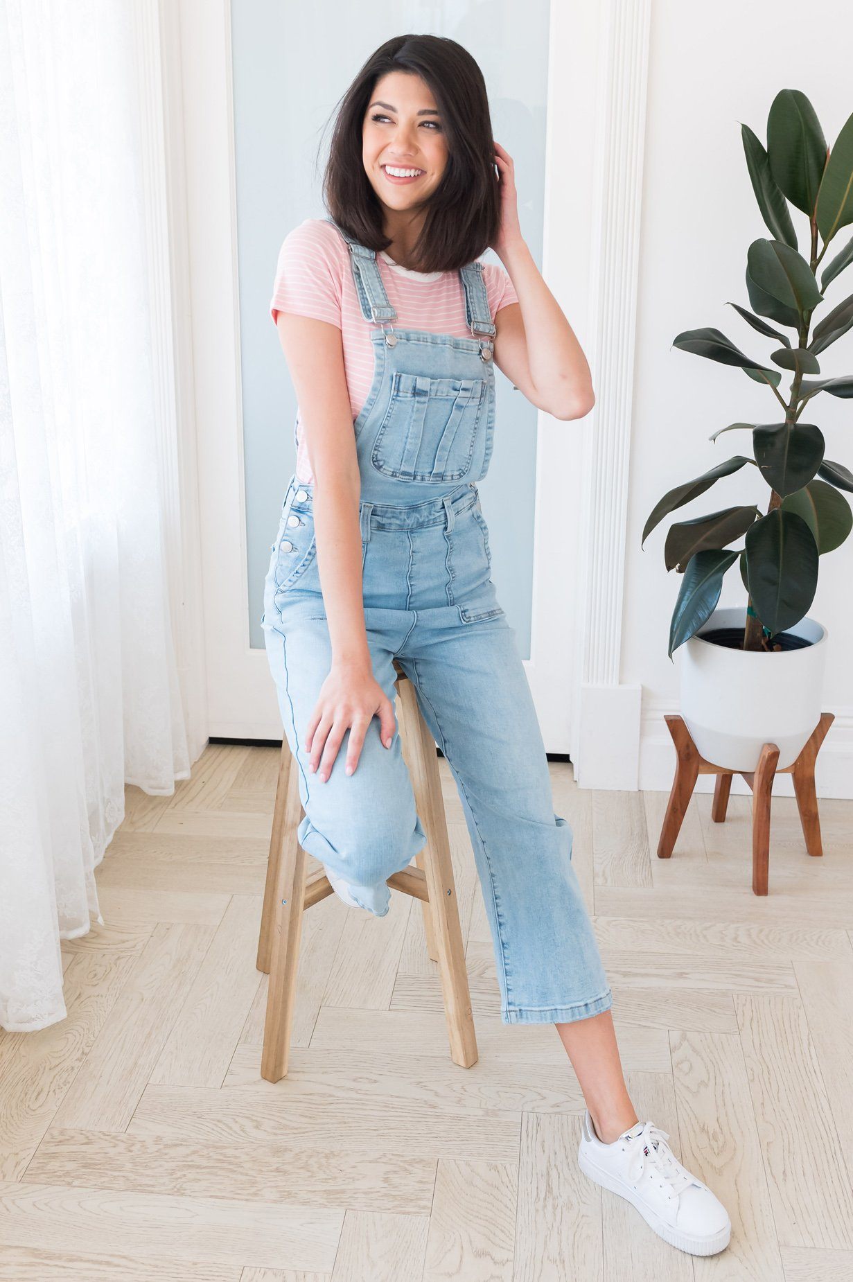 The Vega Modest Denim Overalls