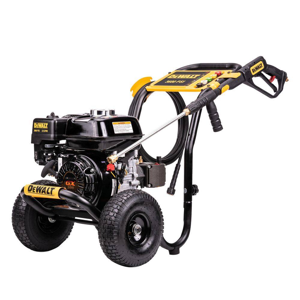 DW DW 3600 PSI 2.5 GPM Gas Cold Water Professional Pressure Washer with HONDA GX200 Engine DXPW61299S