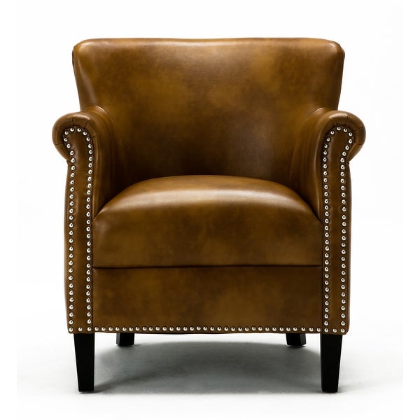 Hendrick Faux Leather Club Chair by Greyson Living