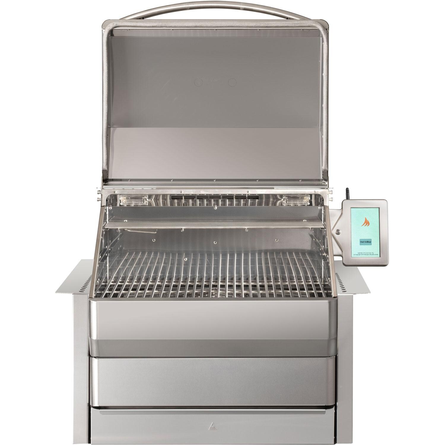 Memphis Grills Pro ITC3 Wi-Fi Controlled 28-Inch 304 Stainless Steel Built-In Pellet Grill