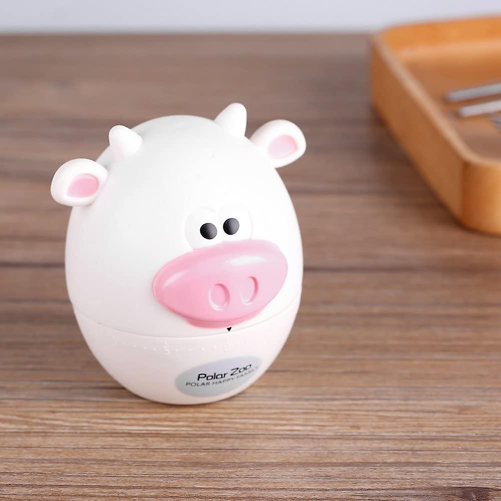 Cute Cartoon Mechanical Kitchen Timer 55 Minutes Cooking Supplieslovely Student Homework Plastic Timer Purple Bear