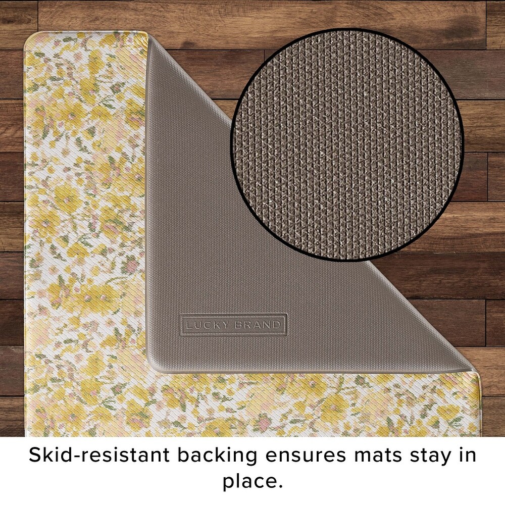 Lucky Brand Anti Fatigue and Skid Resistant Wellness Mat