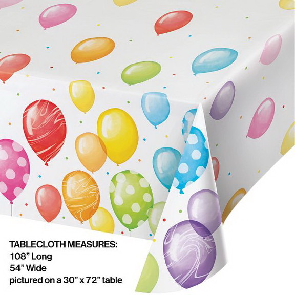 Creative Converting 357586 Balloon Bash Paper Tabl...