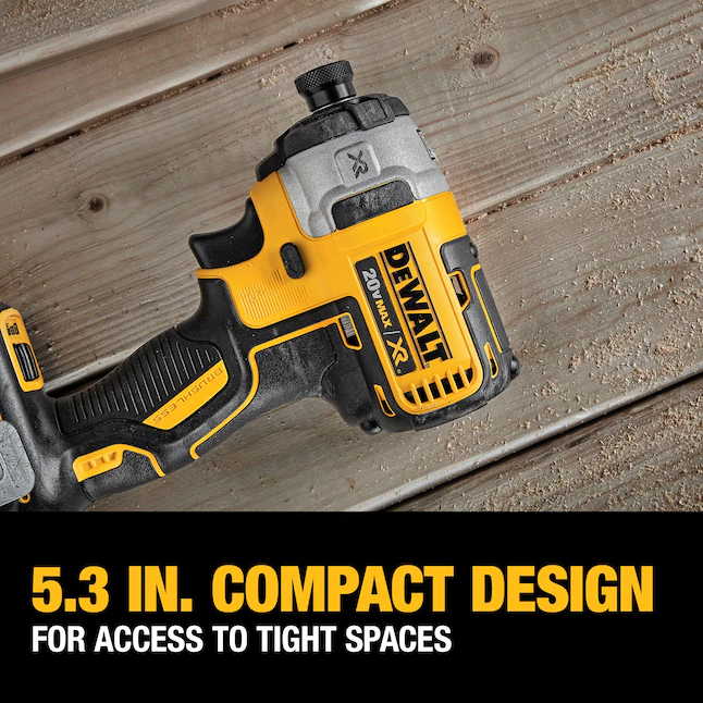 DEWALT DCK299P2 20-Volt MAX XR Cordless Brushless Hammer Drill/Impact Combo Kit (2-Tool) with (2) 20-Volt 5.0Ah Batteries and Charger