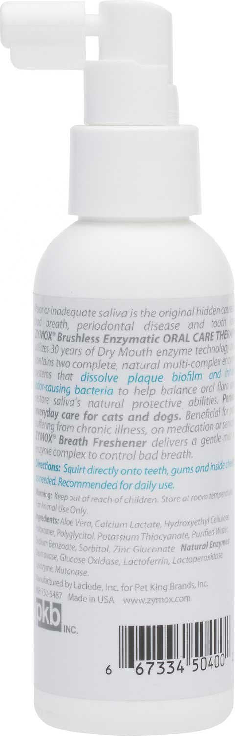 Oratene Enzymatic Brushless Oral Care Dog and Cat Breath Freshener， 4-oz andndash; Pet Empire and Supplies