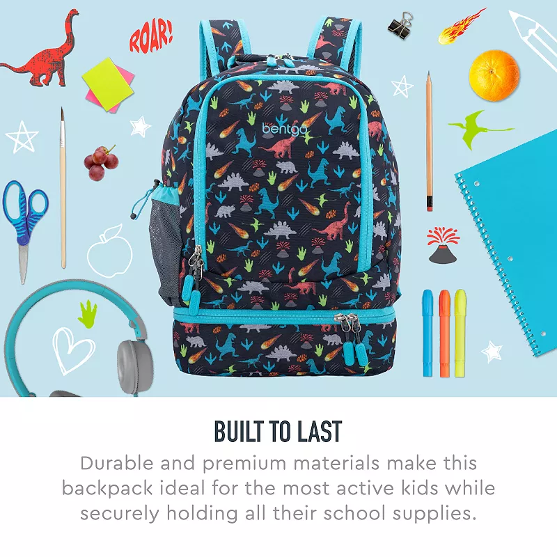 Bentgo Kids Prints 2-in-1 Backpack and Insulated Lunch Bag