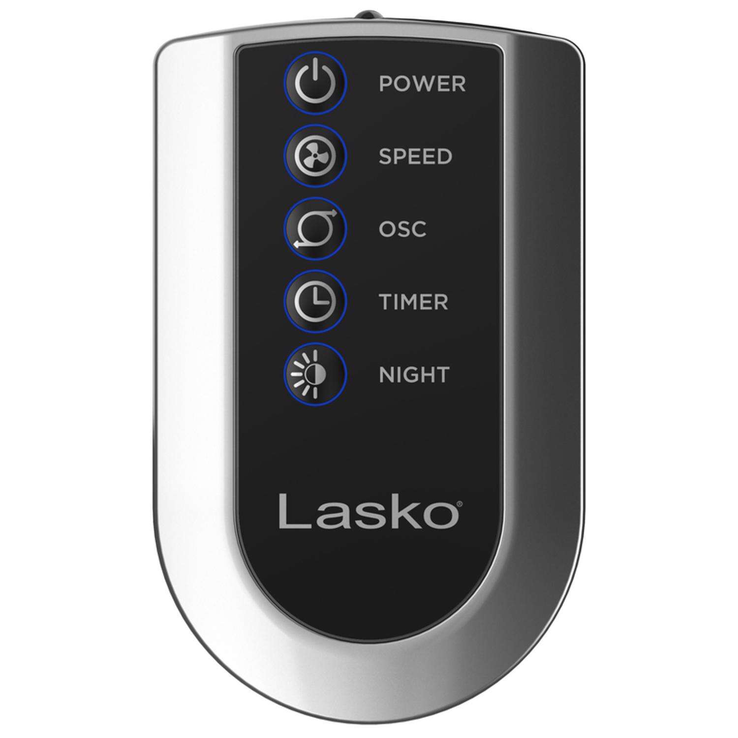 Lasko Wind Curve 41.8 in. H 3 speed Oscillating Tower Fan