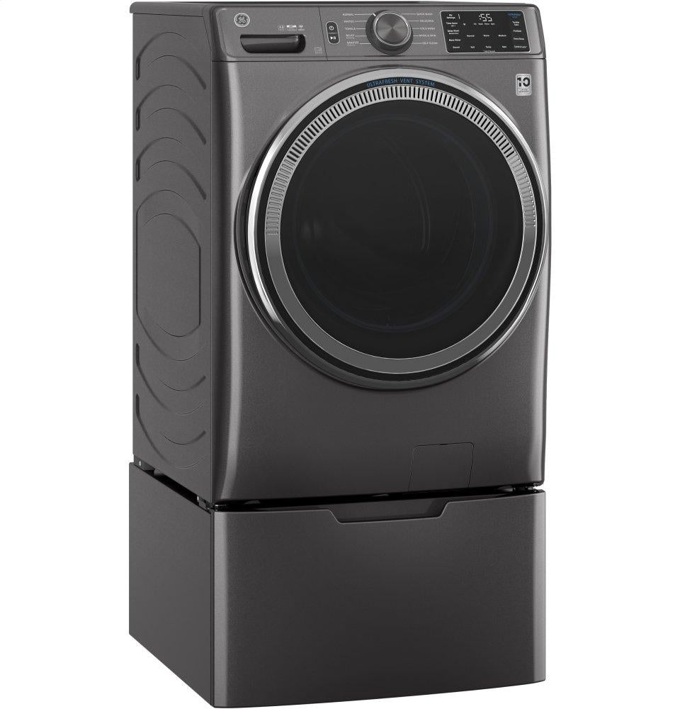 Ge Appliances GFW550SPNDG Ge® 4.8 Cu. Ft. Capacity Smart Front Load Energy Star® Washer With Ultrafresh Vent System With Odorblock™ And Sanitize W/Oxi