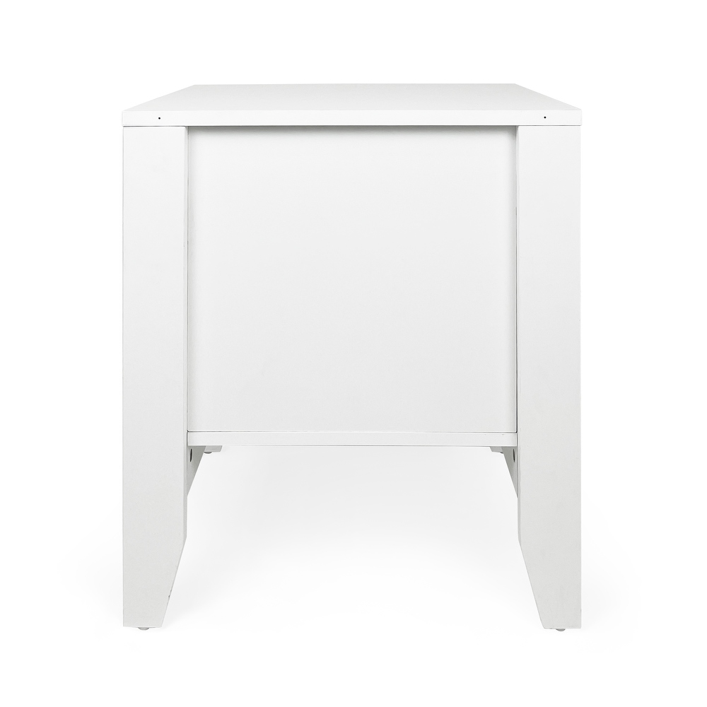 Foisy Faux Wood Nightstand with Drawer (Set of 2) by Christopher Knight Home