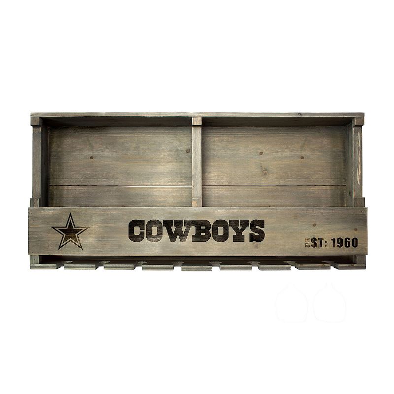 Dallas Cowboys Wine Bar Wall Shelf