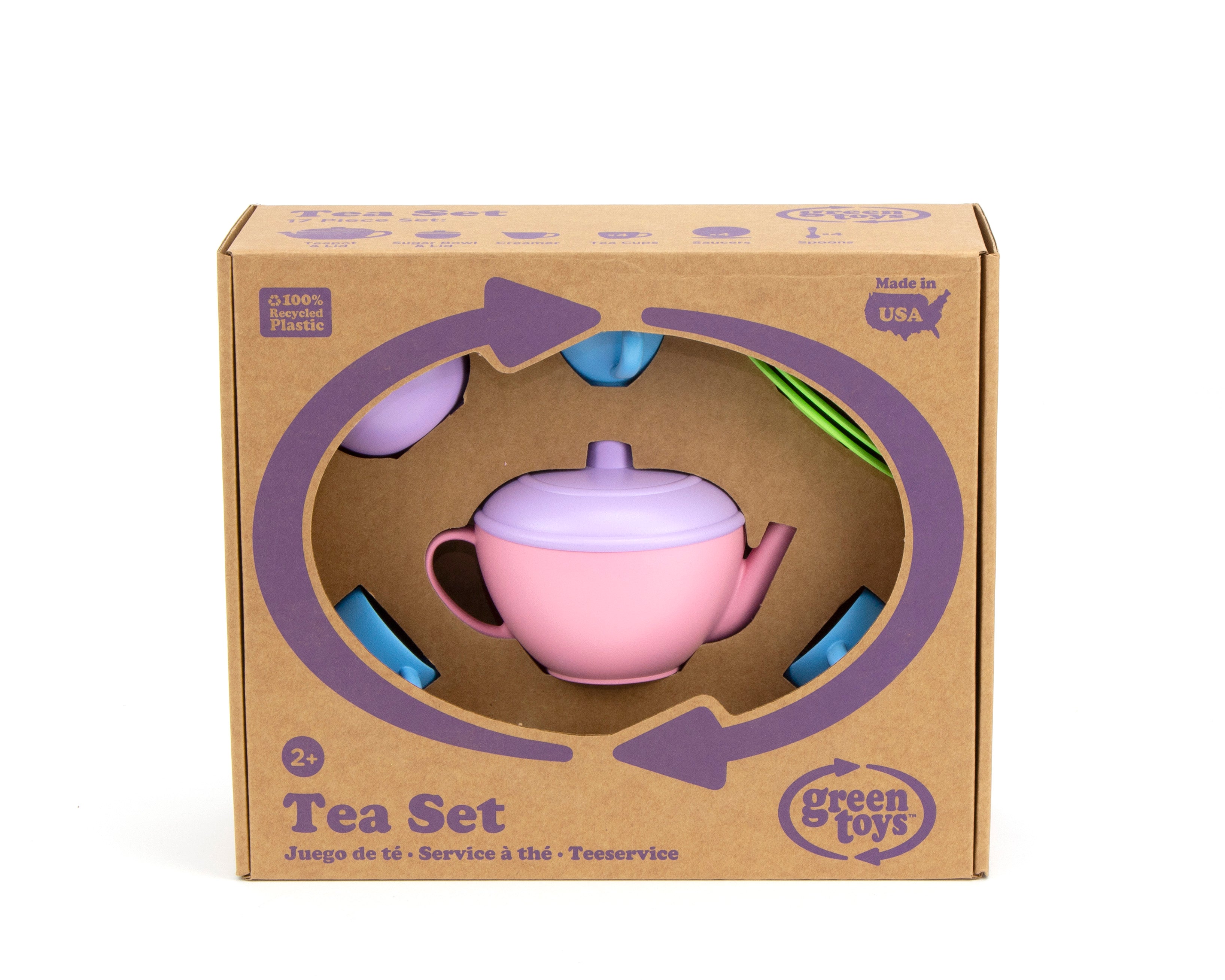 Green Toys Tea Set - Pink