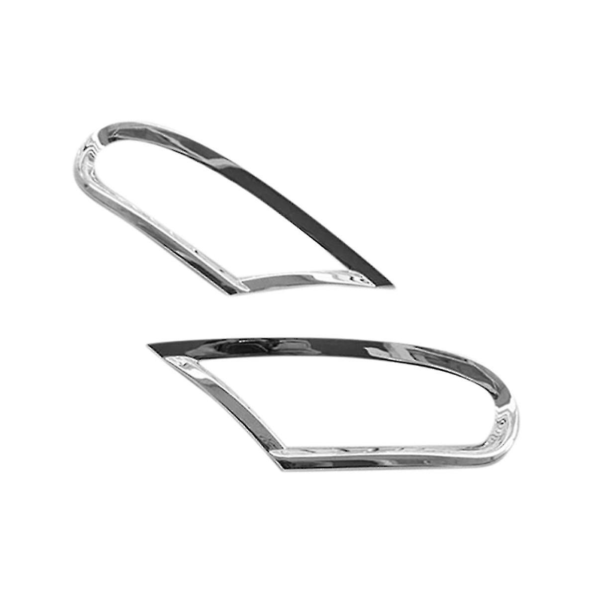 Car Abs Chrome Rear Bumper Fog Light Lamp Cover For Sport 2010-2014