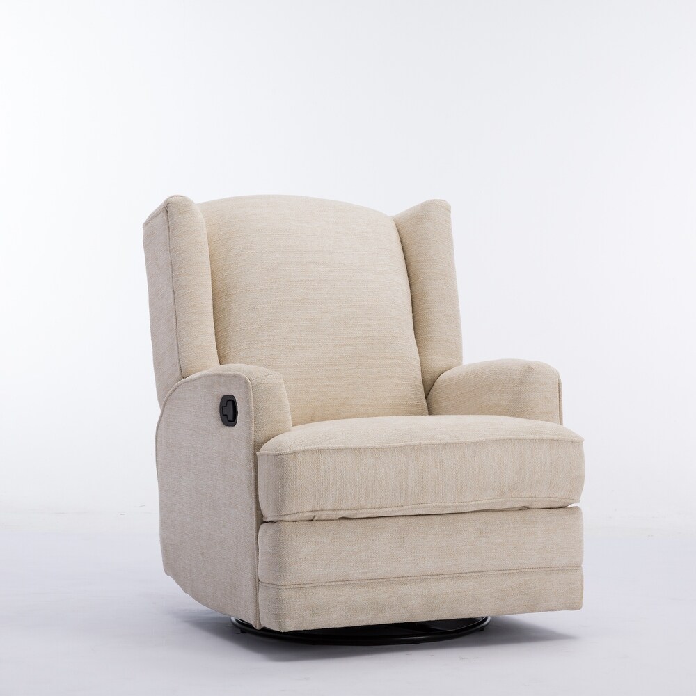 Glider Recliner Swivel Wingback Chair Smooth reclining Massage Chairs