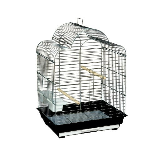 Kings Cages ES 2016 T Triple Top Bird Cage. 27X20X16. (Black.)