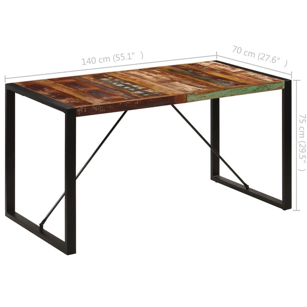 vidaXL Dining Table Kitchen Dining Room Table Furniture for Breakfast Dinner