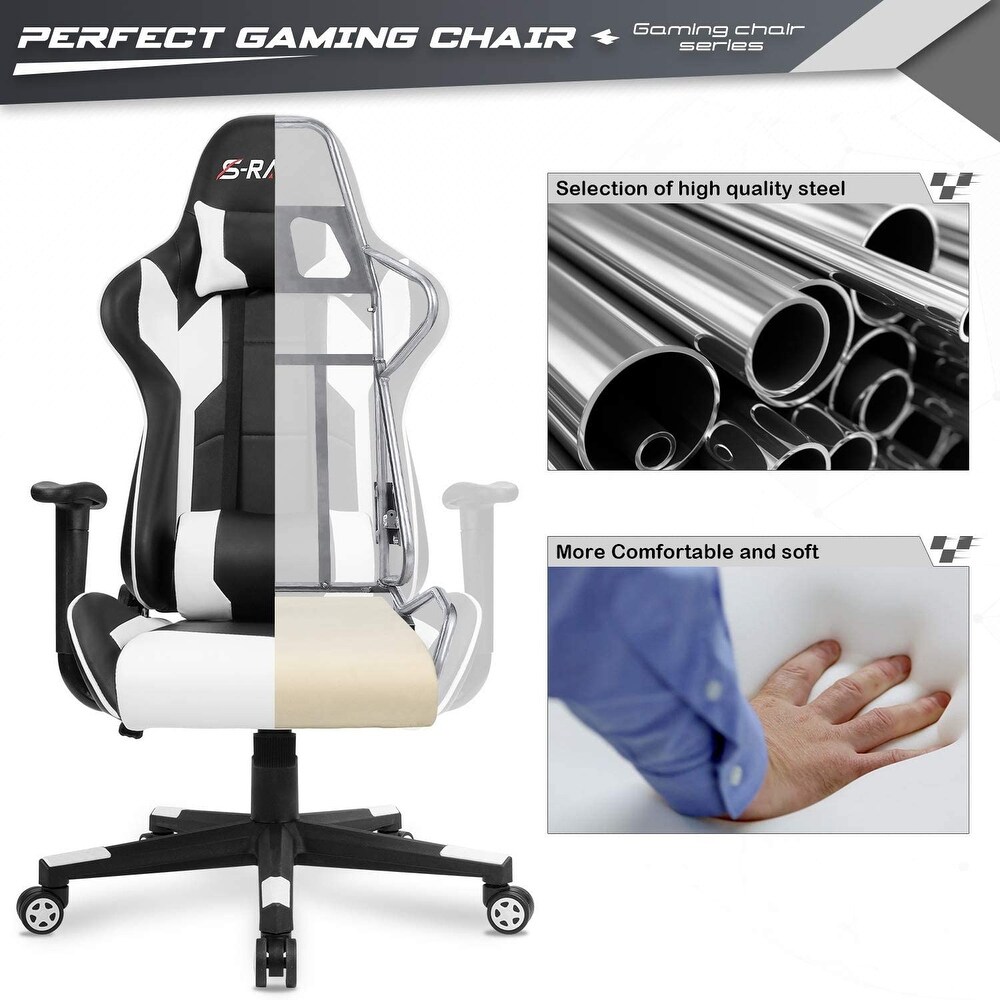 Furniwell Gaming Chair Computer Office Chair Ergonomic Desk Chair