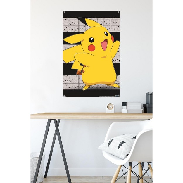 Trends International Pok mon Pikachu Open Arms Unframed Wall Poster Prints