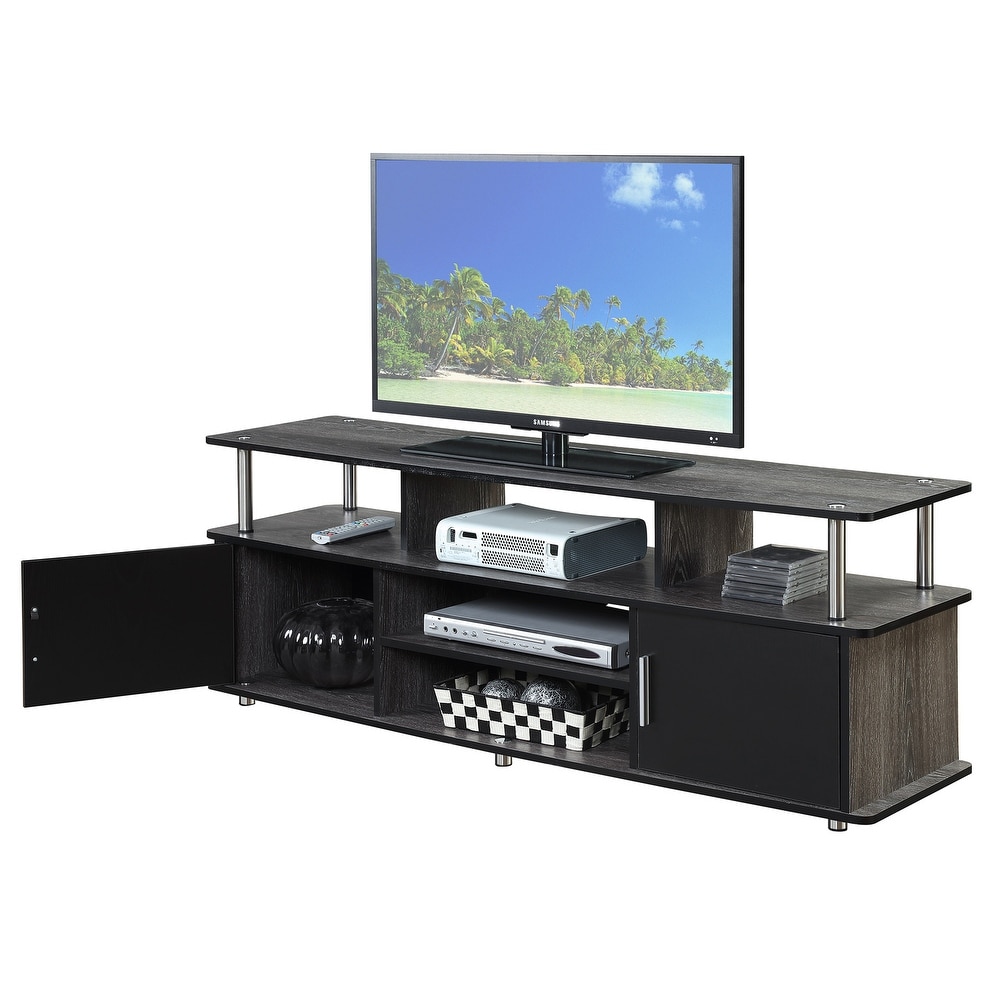 Convenience Concepts Designs2Go Monterey 65 inch TV Stand with Storage Cabinets and Shelves