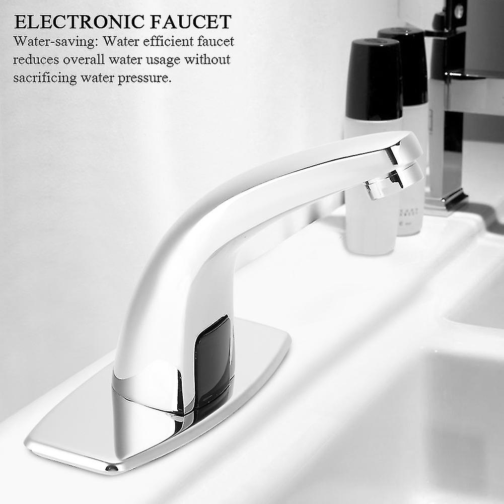 Electronic Automatic Sensor Touchless Sink Hands Free Hot and Cold Faucet Motion Activated