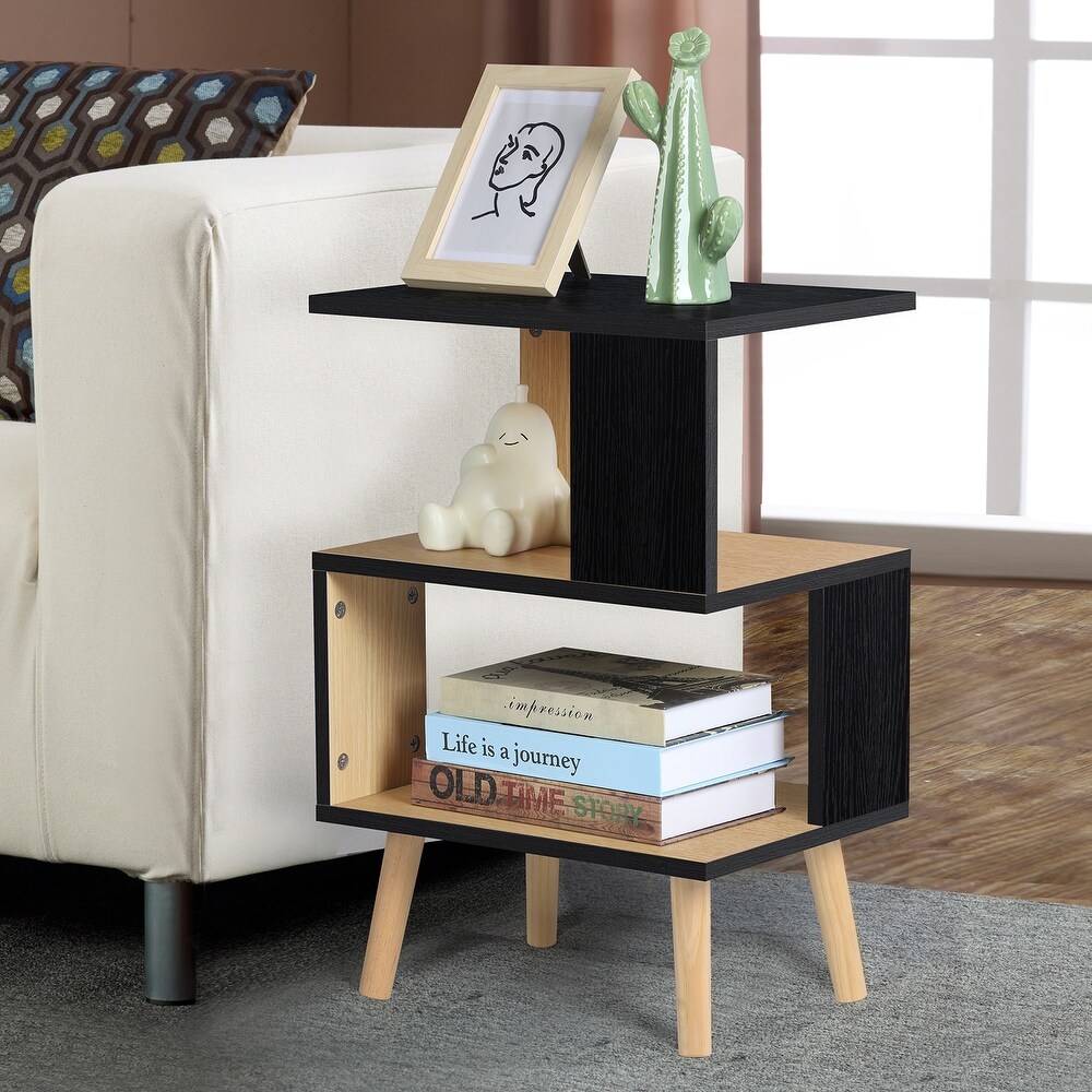 3 Tier Geometry Nightstand