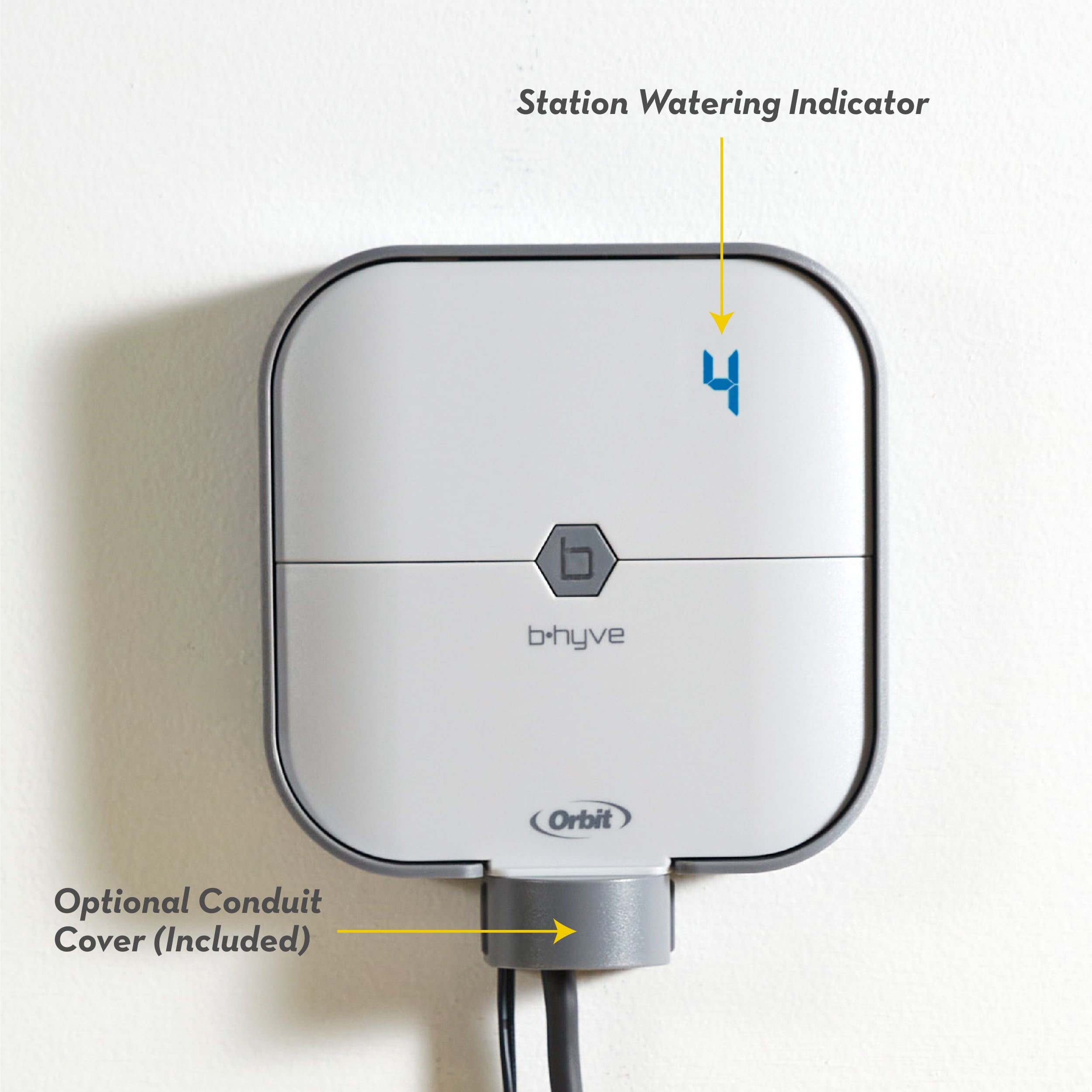 Orbit B-hyve Programmable 4 Zone Wi-Fi Indoor Sprinkler Timer