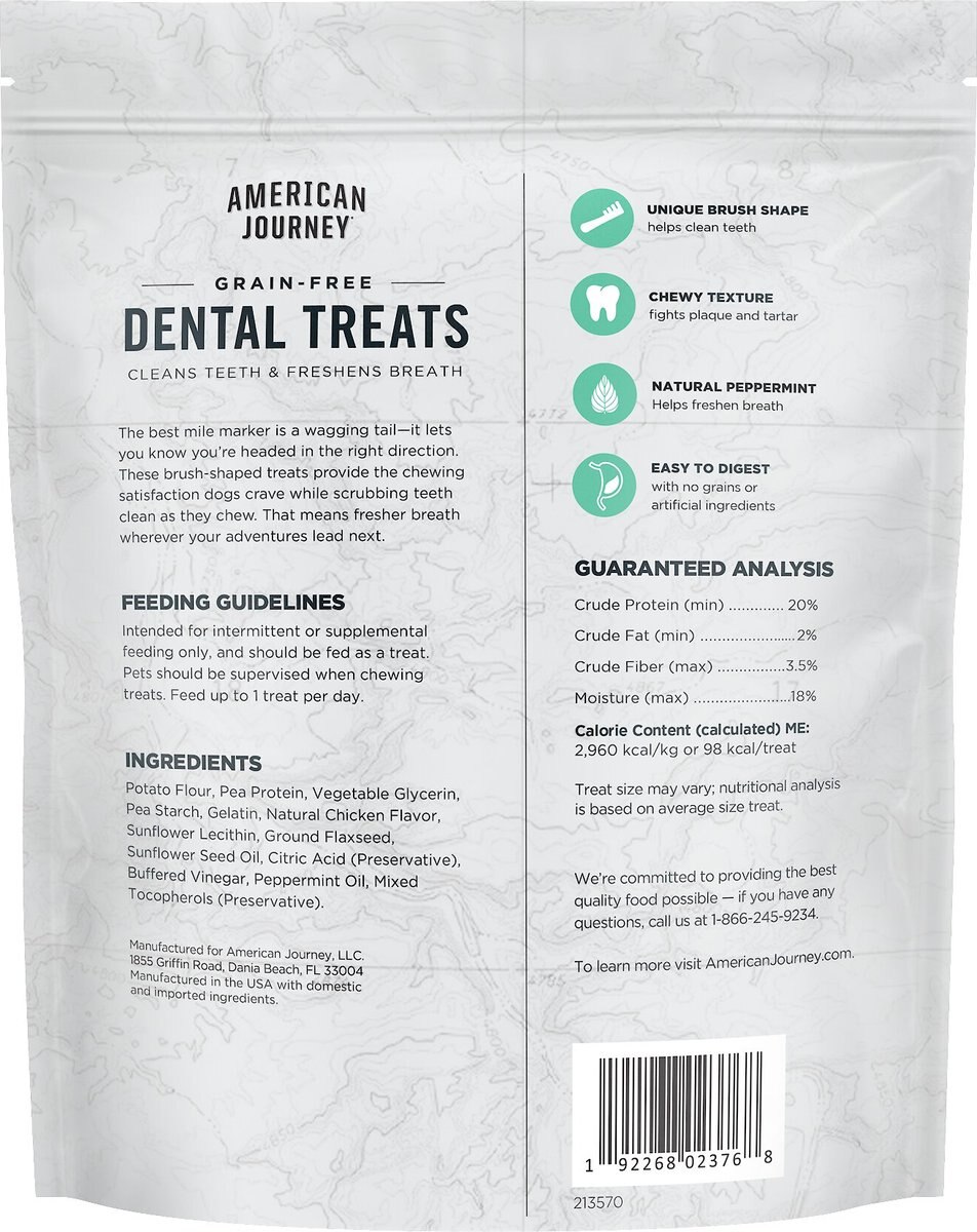 American Journey Medium Grain-Free Fresh Dental Dog Treats