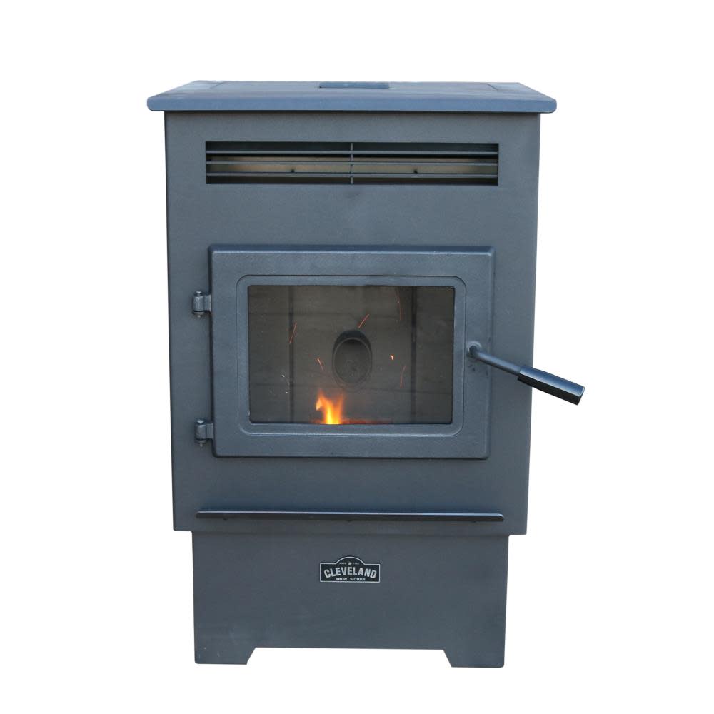 No.200 Medium EPA Approved High-Efficiency Pellet Stove with Smart Home Technology， Heats 1200 Sq Ft Area ;