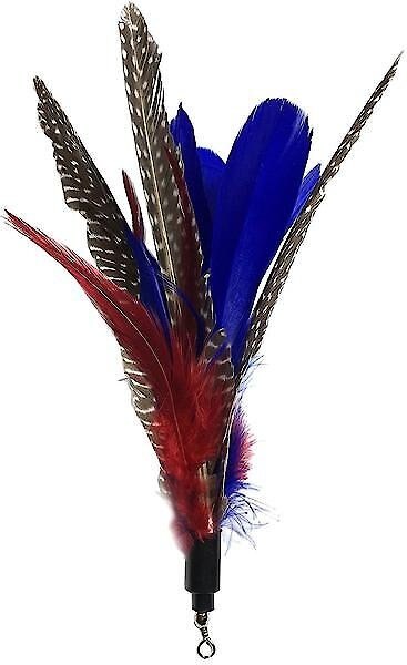 Pet Fit For Life 7 Piece Replacement Feather Pack for Wand Cat Toy