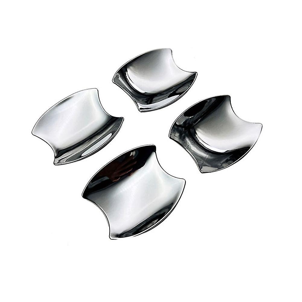 Car Chrome Silver External Door Handle Bowl Cover Cup Cavity Insert Catch Molding For -v 2022 2023